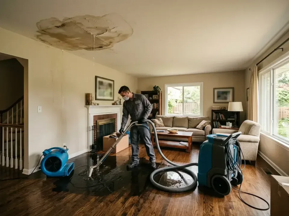 attic-pipe-burst-ceiling-drip-008 — frequently asked questions, Water Damage Restoration & Carpet Care in Springdale, OH